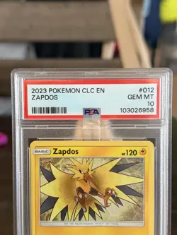 Zapdos 012/034 Trading Card Game Classic Holo PSA GEM MT 10 - Image 2