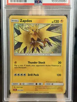 Zapdos 012/034 Trading Card Game Classic Holo PSA GEM MT 10 - Image 3