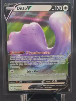 Pokemon Ditto V 050/072 Shining Fates Ultra Rare Holo Basic 170HP English Card - Image 1