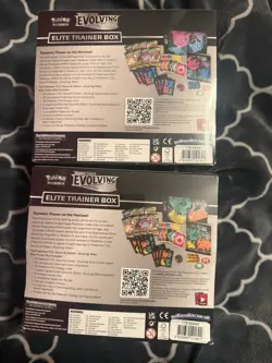 Lot of (2) Pokemon TCG SWSH Evolving Skies Elite Trainer Boxes ETB Sealed- read - Image 2