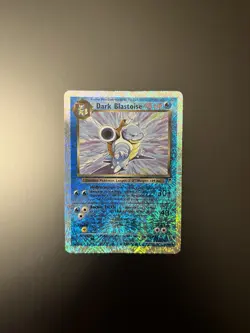 Pokemon TCG Dark Blastoise Reverse Holo Rare Card 4/110 Legendary Collection - Image 1