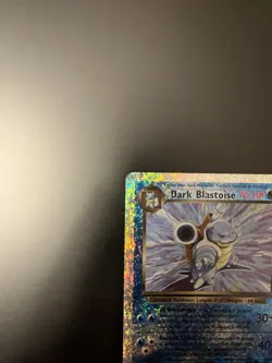 Pokemon TCG Dark Blastoise Reverse Holo Rare Card 4/110 Legendary Collection - Image 4