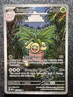 Exeggutor 135/132 Illustration Rare Holo Pokemon Card NM - Image 1