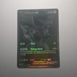 Pokemon Company Zekrom EX 172/086 Secret Rare Full Art Holo English - Image 1