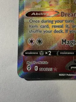 Pokemon Sylveon V 184/203 Evolving Skies Full Art Holo Ultra Rare - Image 2