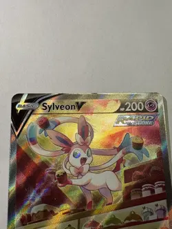 Pokemon Sylveon V 184/203 Evolving Skies Full Art Holo Ultra Rare - Image 4
