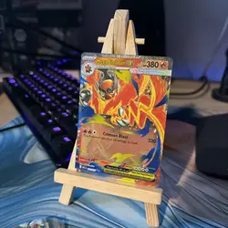 Pokemon TCG Mega Emboar ex Ascended Heroes 031/217 Holo Near Mint - Image 1