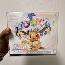 Pokemon TCG Prismatic Evolutions Elite Trainer Box Promo Eevee 2025 - Image 1