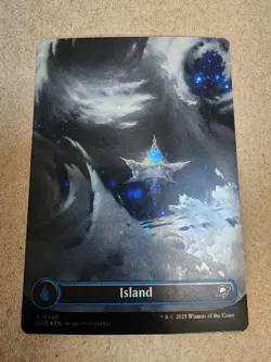 Island - #368 (Borderless) (Galaxy Foil) Edge of Eternities Foil - Mtg - Image 1