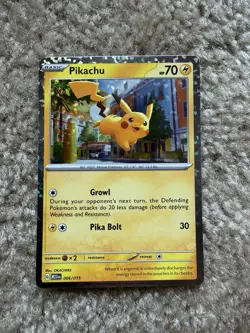 Pikachu 2023 Pokemon McDonald's Match Battle Holo 006/015 - Image 1