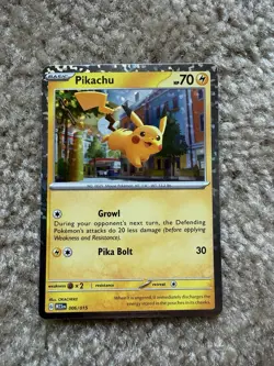 Pikachu 2023 Pokemon McDonald's Match Battle Holo 006/015 - Image 4