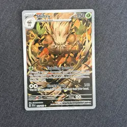 Shiftry 163/162 Illustration Rare Temporal Forces Pokemon NM - Image 1
