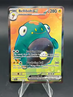 Pokemon Bellibolt EX 237/193 Scarlet & Violet Paldea Evolved Ultra Rare Full Art - Image 1