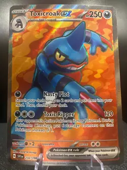 Toxicroak ex 232/198 Scarlet & Violet Pokemon Near Mint - Image 1