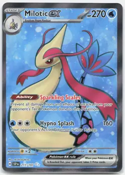 Milotic ex 217/191 Ultra Rare Surging Sparks Pokemon Near Mint - Image 1