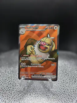 Pokemon Slaking ex 227/191 Surging Sparks Scarlet & Violet Ultra Rare Full Art - Image 1