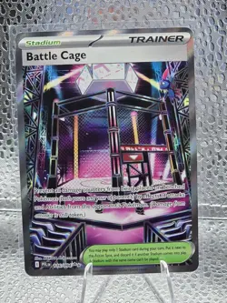 Pokemon TCG Holo Ultra Rare Full Art Battle Cage 116/094 NM - Image 1