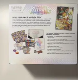 Pokemon Prismatic Evolutions Elite Trainer Box ETB Factory Sealed In Hand Eevee - Image 3