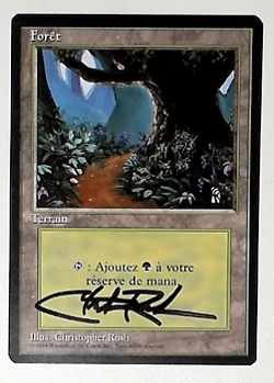 1x V1177: Forest/Foret: MP: 1994: French: Signed/Autographed: Christopher Rush: - Image 1