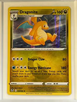 Dragonite 131/195 Holo Rare Silver Tempest Pokemon Holo Near Mint - Image 1