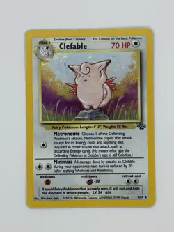 Pokemon Clefable Holo Base Set Unlimited #1/64 Vintage - Image 1