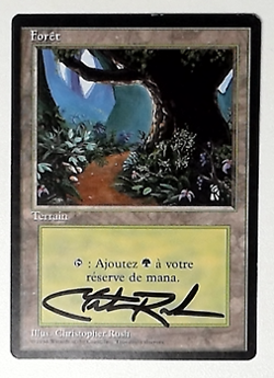 1x V1176: Forest/Foret: MP: 1994: French: Signed/Autographed: Christopher Rush: - Image 1