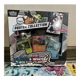 Pokemon TCG Scarlet & Violet—Black Bolt & White Flare Poster Box Promo English - Image 1