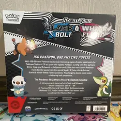 Pokemon TCG Scarlet & Violet—Black Bolt & White Flare Poster Box Promo English - Image 2