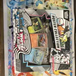 Pokemon TCG Scarlet & Violet—Black Bolt & White Flare Poster Box Promo English - Image 3