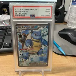2023 Pokemon SV 151 Blastoise ex Ultra Rare #184/165 PSA 9 - Image 1