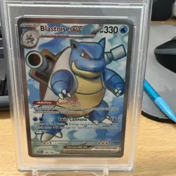 2023 Pokemon SV 151 Blastoise ex Ultra Rare #184/165 PSA 9 - Image 2