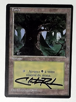 1x V1175: Forest/Foret: MP: 1994: French: Signed/Autographed: Christopher Rush: - Image 1