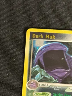 Pokemon TCG Dark Muk Ex Team Rocket Returns 16/109 Reverse Holo Stamped SWIRL - Image 2