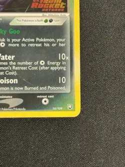 Pokemon TCG Dark Muk Ex Team Rocket Returns 16/109 Reverse Holo Stamped SWIRL - Image 4