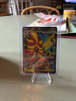 Pokemon Mega Pyroar ex 99/86 Full Art Double Ultra Rare Chaos Rising ME04. - Image 1