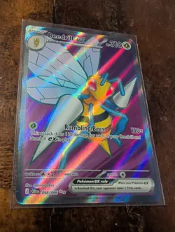 Beedrill ex 98/86 Full Art Double Ultra Rare Pokemon Chaos Rising NM - Image 1
