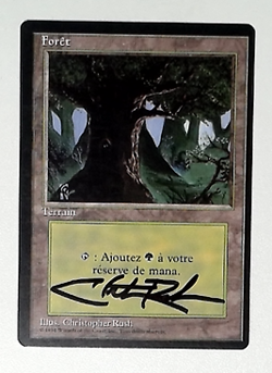 1x V1173: Forest/Foret: MP: 1994: French: Signed/Autographed: Christopher Rush: - Image 1