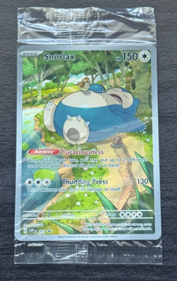 2023 Pokemon SV 151 Snorlax 051 SVP EN Black Star Promo Sealed In Package - Image 1