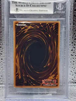 Yugioh; blue eyes white dragon lob-en001 Unlimited ; beckett 9 mint. Blue Eyes - Image 2