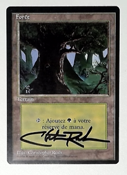 1x V1174: Forest/Foret: MP: 1994: French: Signed/Autographed: Christopher Rush: - Image 1