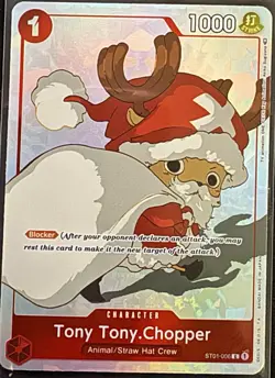 Santa Chopper One Piece Tony Chopper ST01-006 Gift Collection 2023 English NM - Image 1