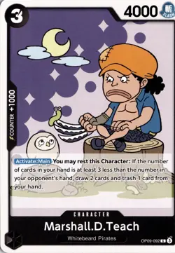 Marshall.D.Teach (092) C Emperors in the New World OP09-092 One Piece TCG - Image 1