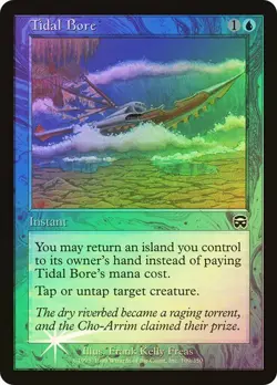 Mercadian Masques MTG FOIL Tidal Bore Magic - Image 1
