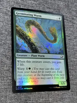Germinating Wurm (Foil) - 0187 - Edge of Eternities - MTG - NM - Image 1