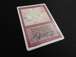 Mana Flare Signed HP [Revised Edition] Mtg Magic Free Tracking! - Image 2