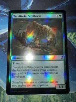 Territorial Scythecat Zendikar Rising Foil - Image 1