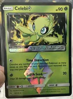 Pokemon CELEBI Prism Star 19/214 Holo (Lost Thunder) NM/Near Mint - Image 1