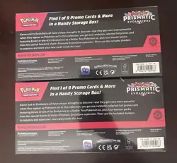 Pokemon Prismatic Evolutions Surprise Box 2 BOXES! Factory Sealed - Image 2