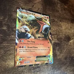 Entei Ex 13/108 2012 Pokemon BW Dark Explorers Holo - LP - Image 3