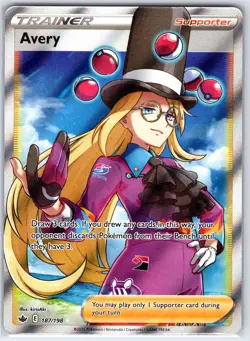 Avery 187/198 Ultra Rare Chilling Reign Pokemon Holo Near Mint - Image 1